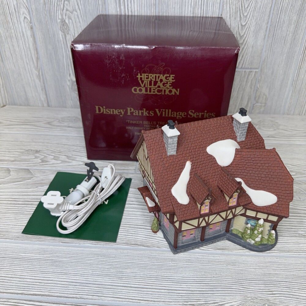 Department 56 Disney Parks Village Series Tinker Bell's Treasures Light #53522
